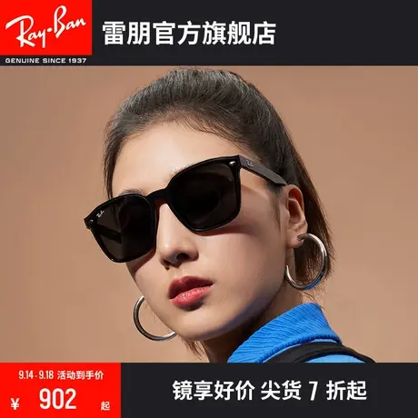 【2023新品】RayBan雷朋太阳镜黑超时尚潮酷出游男女墨镜0RB4392D商品大图